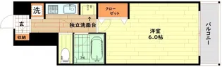 ラナップスクエア同心【9階】の間取り