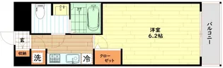 アドバンス西梅田ラシュレ【12階】の間取り