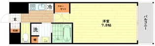 プール・トゥジュール梅田ウエスト【5階】の間取り