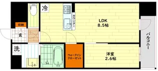 ArtizA都島【3階】の間取り