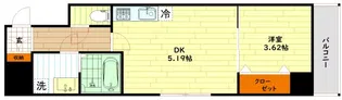 Wind Bell大宮【7階】の間取り
