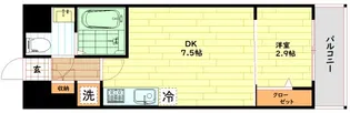 ソルテラス都島テソロ【6階】の間取り