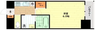 エスリード大阪シティノース【9階】の間取り