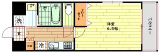 カサベージュ天神橋【4階】の間取り