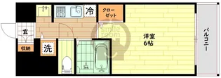 プレミアムコート天神橋【2階】の間取り