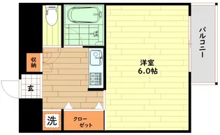 セレッソコート梅田東【5階】の間取り