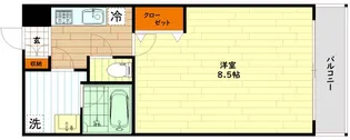 La Luna都島【5階】の間取り
