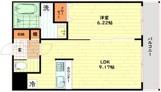 プレジオ海老江【13階】の間取り