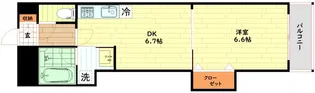 CLAIR TOWER【13階】の間取り
