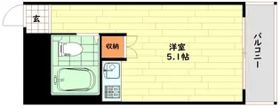 アルテハイム姫島【4階】の間取り