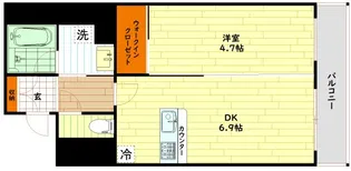 アドラブールKIKI【7階】の間取り