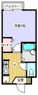 名坂ハイツ【202号室】の間取り
