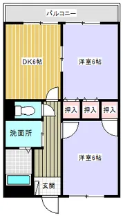アルテール【203号室】の間取り