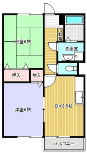 ウィンビューB棟【201号室】の間取り
