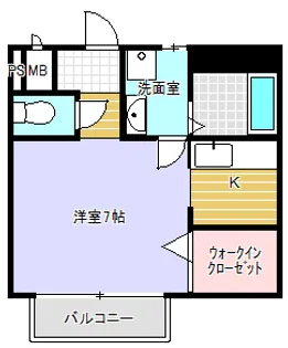 Flat21【1階】の間取り