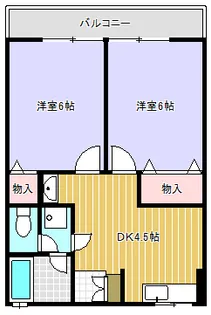 ハートフル信楽【2階】の間取り