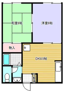 コテージ千秀ひだ【1階】の間取り