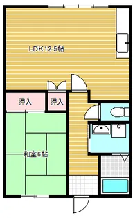 ひまわり【1階】の間取り