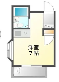 プールブゥ【2階】の間取り