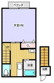 ブセナテラス1番館【202号室】の間取り