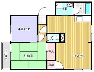 メゾンベゴワードB棟【201号室】の間取り