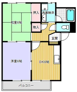 サープラスみくも C棟【2階】の間取り