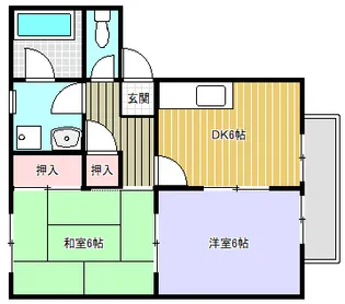 Village Valley Ⅱ【2階】の間取り