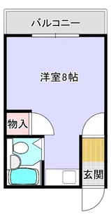 エーデルいせの【2階】の間取り