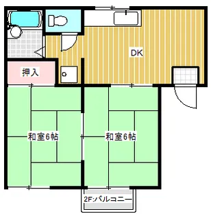 メゾンファースト【203号室】の間取り