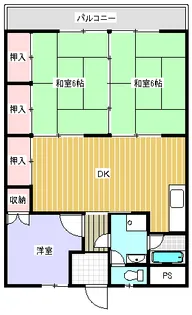 ライフレジデンス21【403号室】の間取り