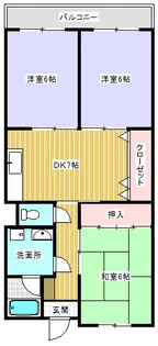リンピア 幸【2階】の間取り