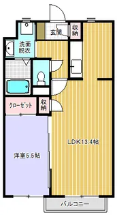 ステージ橘 B棟【1階】の間取り