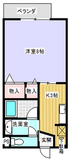 エスポアールShinjiⅡ【1階】の間取り