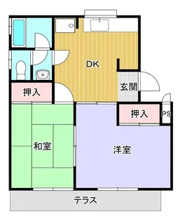 NSハイツ【101号室】の間取り