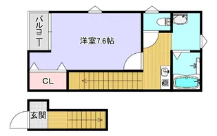 Mr.6【2階】の間取り