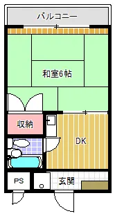プリミエタカ【2階】の間取り