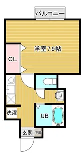 ラフィナート【103号室】の間取り