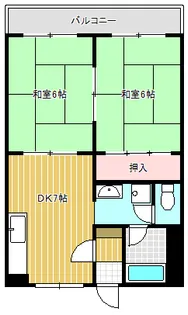 市兵衛第二ビル【5階】の間取り