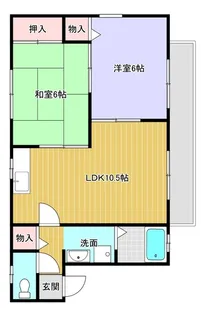 サンフィールド【1階】の間取り
