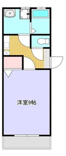 コンフォート水口【201号室】の間取り