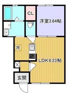 F・Uレジデンス【106号室】の間取り
