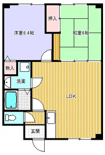 ウエストローズヒル【1階】の間取り