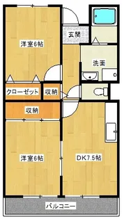 サンセールイマムラ【502号室】の間取り