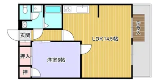メゾン今村【1階】の間取り