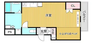 エトワール【302号室】の間取り