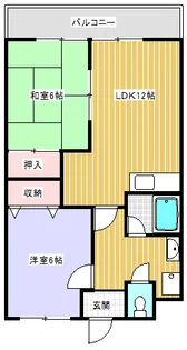 アメニティ貴生川【3階】の間取り