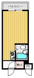 プリミエ箕林【310号室】の間取り