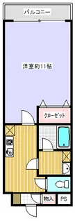 sereno21【101号室】の間取り