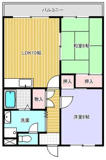 サンヒルタニウ【105号室】の間取り
