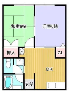 メゾンアクト【202号室】の間取り
